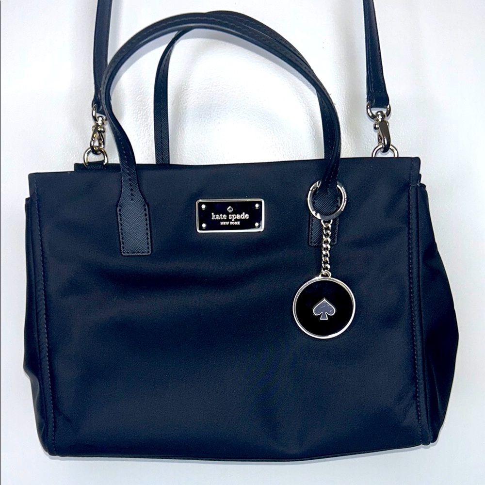 Kate Spade Small Loden Blake Avenue in Black With Matching Bag Charm ♠️